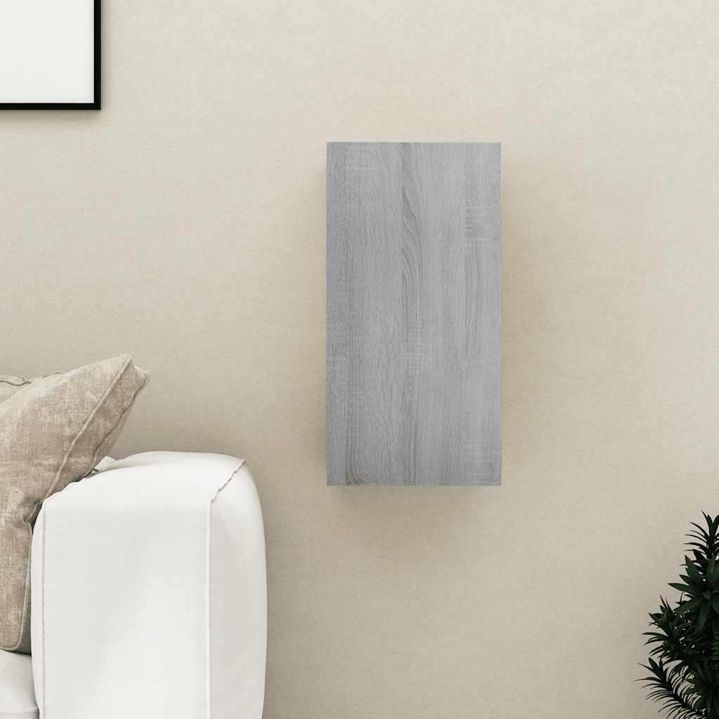 Έπιπλο Τηλεόρασης Γκρι Sonoma 30,5x30x60 εκ. από Επεξεργ. Ξύλο 1