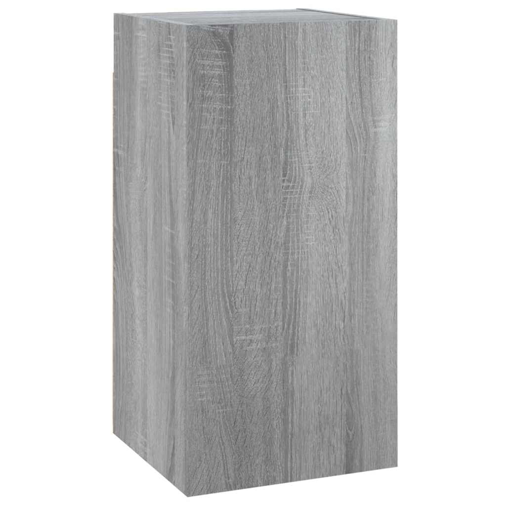 Έπιπλο Τηλεόρασης Γκρι Sonoma 30,5x30x60 εκ. από Επεξεργ. Ξύλο 2