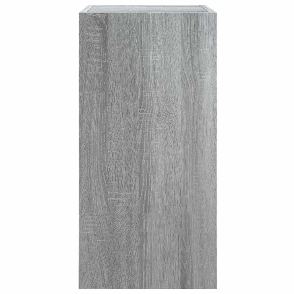 Έπιπλο Τηλεόρασης Γκρι Sonoma 30,5x30x60 εκ. από Επεξεργ. Ξύλο 8