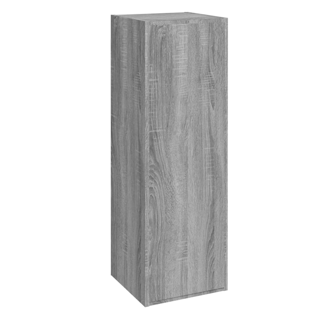 Έπιπλα Τηλεόρασης 2 τεμ. Γκρι Sonoma30,5x30x90 εκ. Επεξ. Ξύλο 3