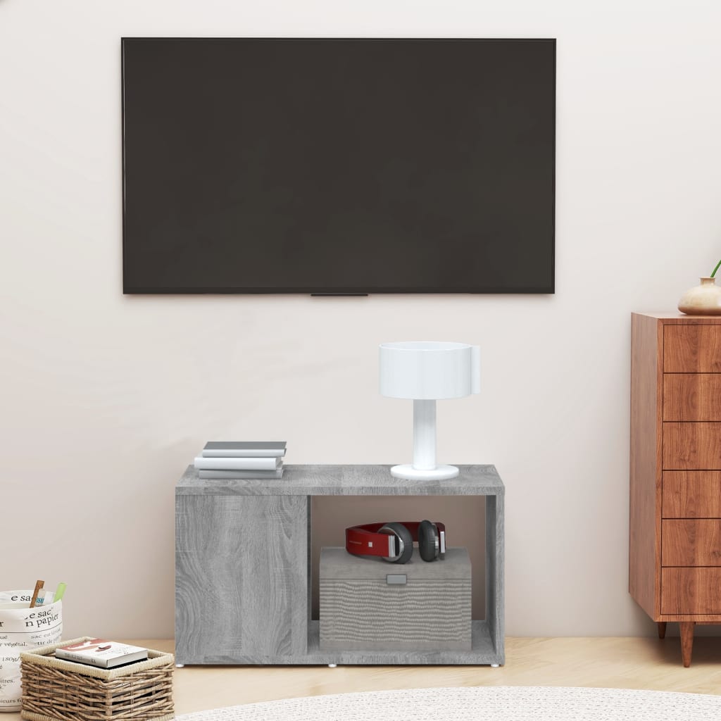 Έπιπλο Τηλεόρασης Γκρι Sonoma 60x24x32 εκ. Επεξεργασμένο Ξύλο 1