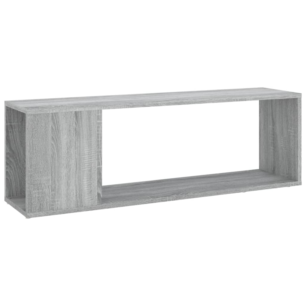 Έπιπλο Τηλεόρασης Γκρι Sonoma 100x24x32 εκ. Επεξεργασμένο Ξύλο 2