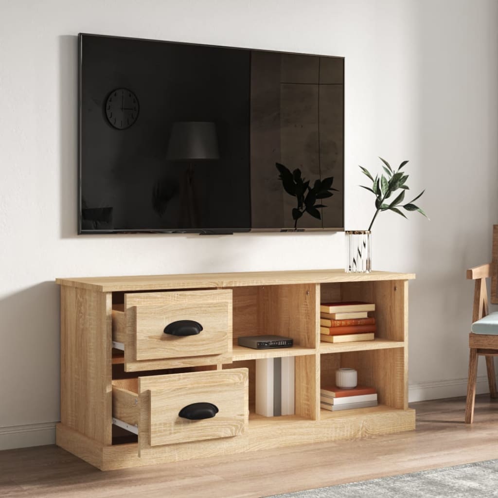 Έπιπλο Τηλεόρασης Sonoma Δρυς 102x35,5x47,5 εκ. Επεξ. Ξύλο 3