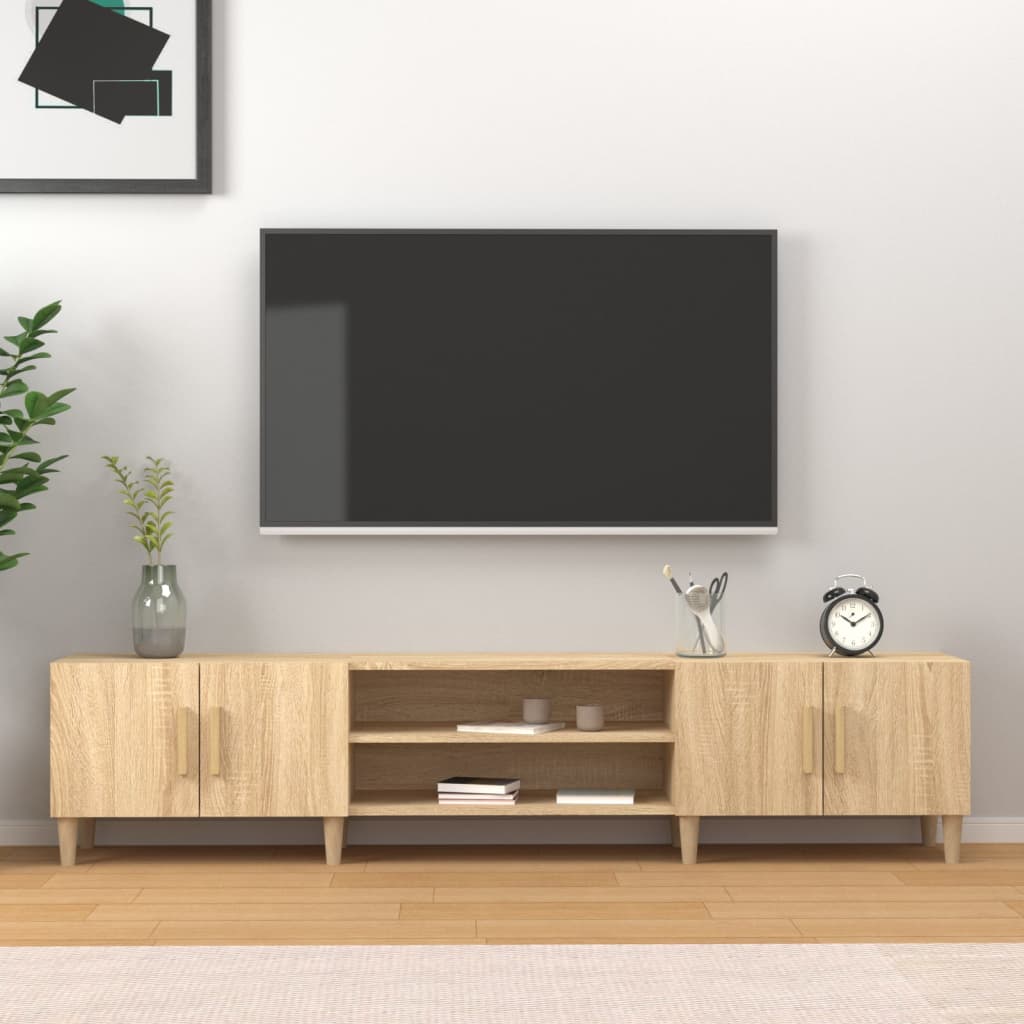 Έπιπλο Τηλεόρασης Sonoma Δρυς 180x31,5x40 εκ. Επεξ. Ξύλο 1