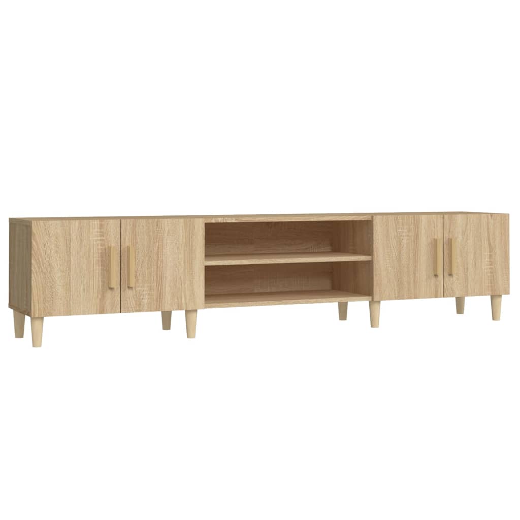 Έπιπλο Τηλεόρασης Sonoma Δρυς 180x31,5x40 εκ. Επεξ. Ξύλο 2