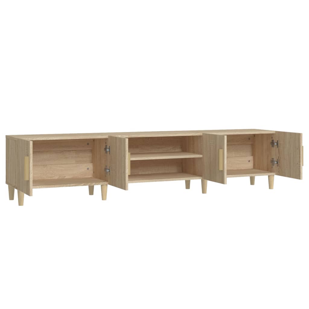 Έπιπλο Τηλεόρασης Sonoma Δρυς 180x31,5x40 εκ. Επεξ. Ξύλο 7
