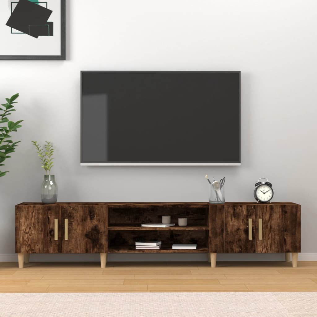 Έπιπλο Τηλεόρασης Καπνιστή Δρυς 180 x 31,5 x 40 εκ. Επεξ. Ξύλο 1