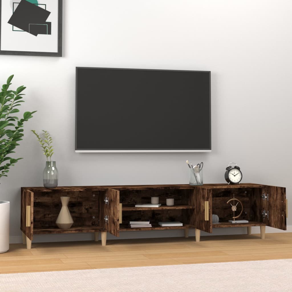 Έπιπλο Τηλεόρασης Καπνιστή Δρυς 180 x 31,5 x 40 εκ. Επεξ. Ξύλο 3