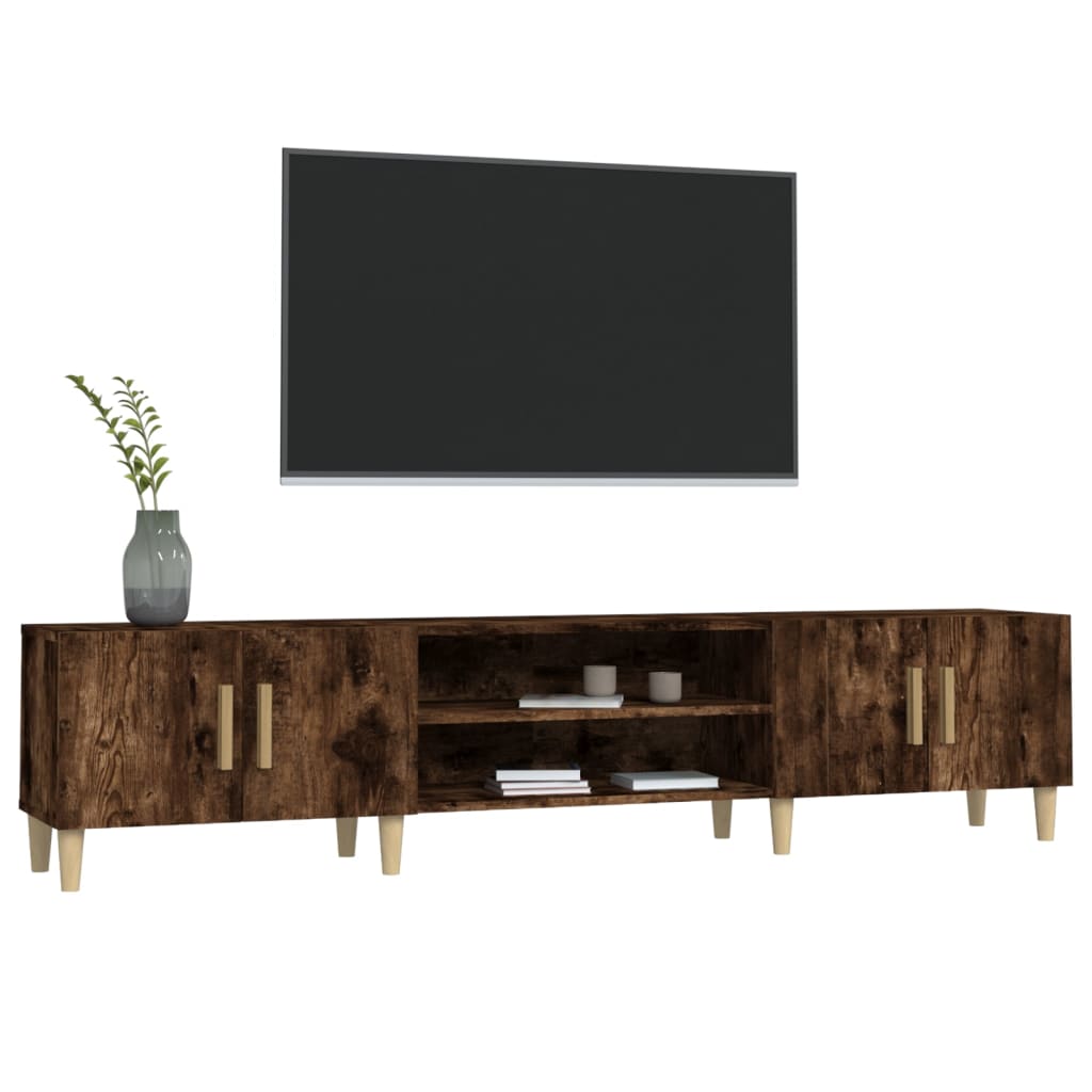 Έπιπλο Τηλεόρασης Καπνιστή Δρυς 180 x 31,5 x 40 εκ. Επεξ. Ξύλο 4