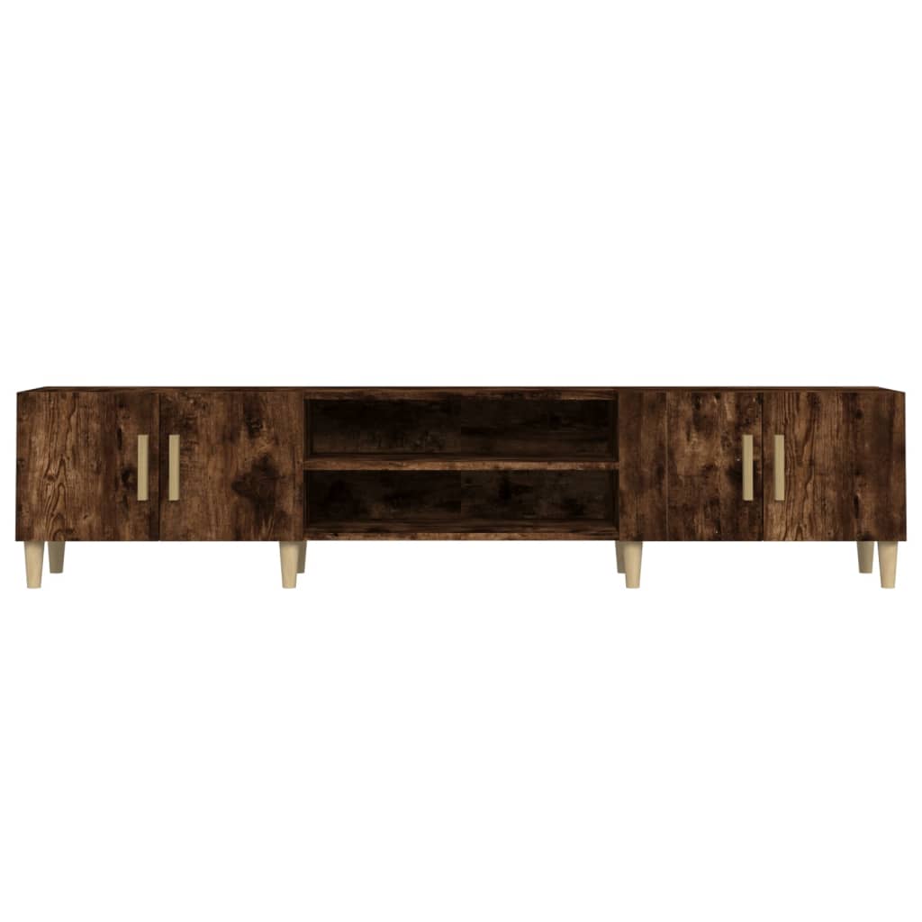 Έπιπλο Τηλεόρασης Καπνιστή Δρυς 180 x 31,5 x 40 εκ. Επεξ. Ξύλο 6