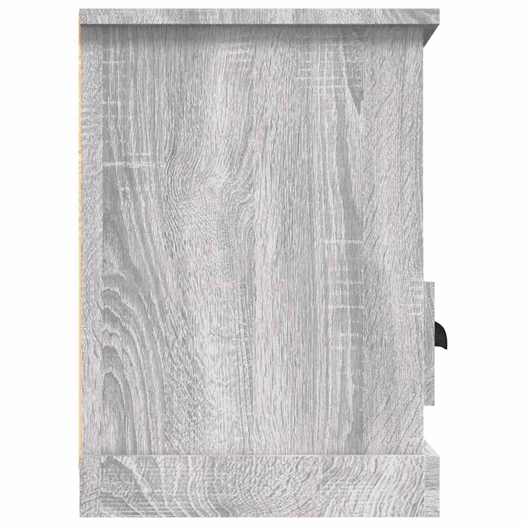 Έπιπλο Τηλεόρασης Γκρι Sonoma 100x35x50 εκ. Επεξεργασμένο Ξύλο 8
