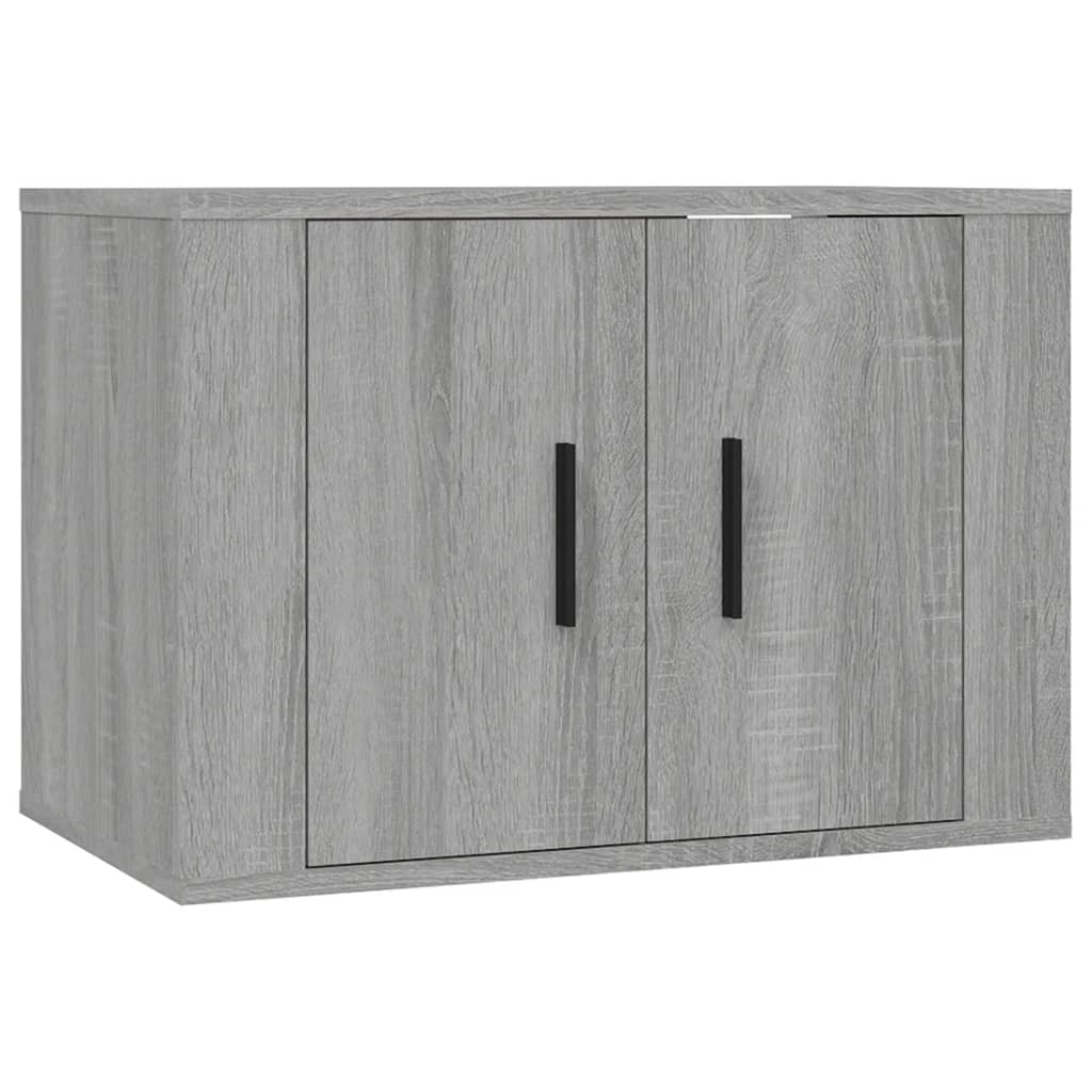 Έπιπλα Τηλεόρασης Επιτοίχια Sonoma Δρυς 57x34,5x40 εκ 2