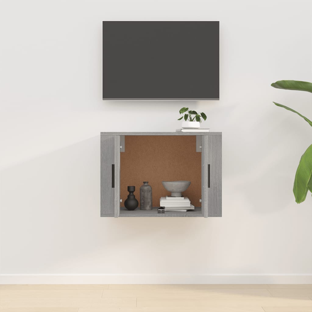 Έπιπλα Τηλεόρασης Επιτοίχια Sonoma Δρυς 57x34,5x40 εκ 3