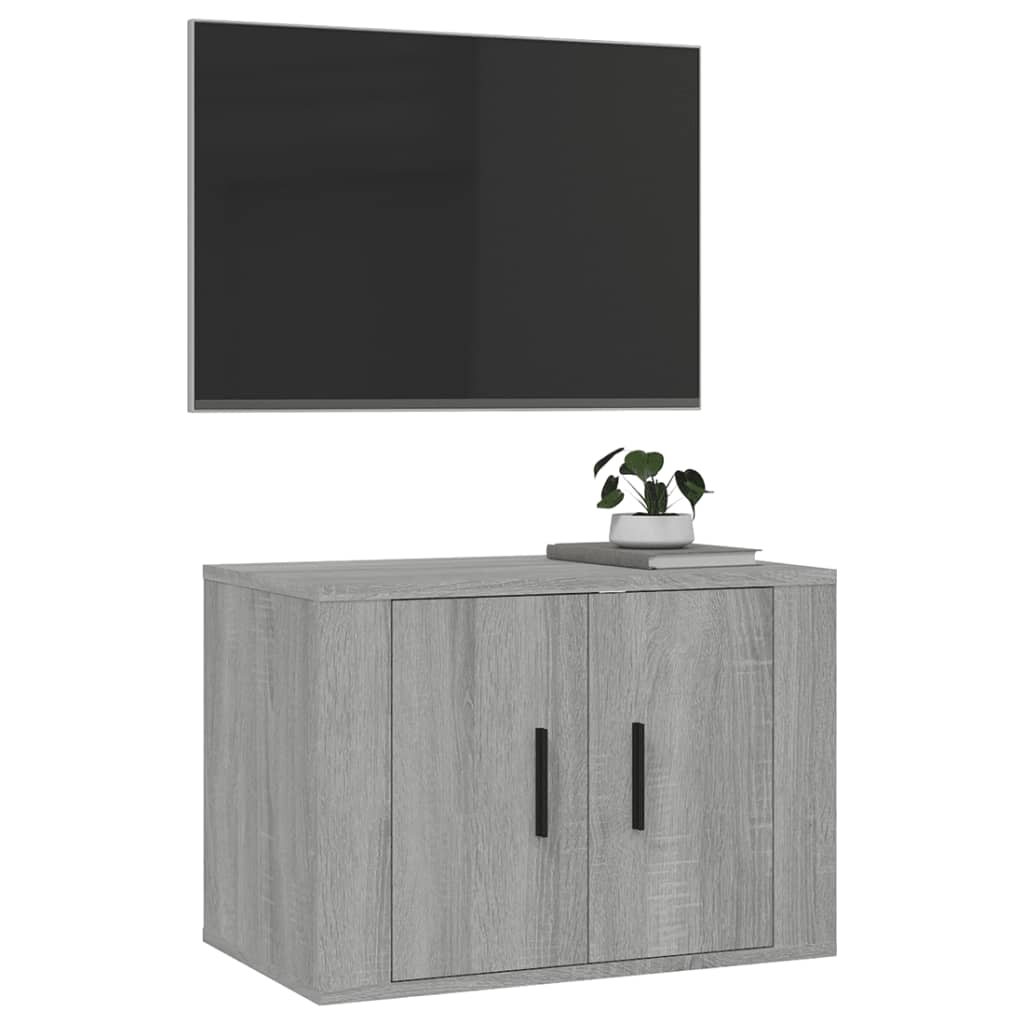 Έπιπλα Τηλεόρασης Επιτοίχια Sonoma Δρυς 57x34,5x40 εκ 4