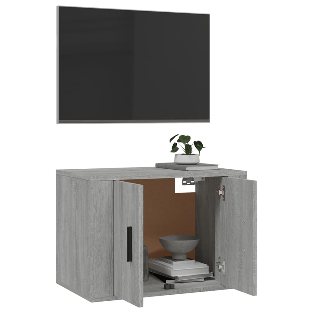 Έπιπλα Τηλεόρασης Επιτοίχια Sonoma Δρυς 57x34,5x40 εκ 5