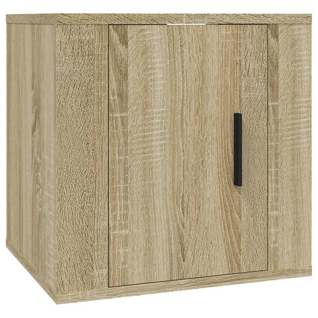 Έπιπλο Τηλεόρασης Επιτοίχιο Sonoma Δρυς 40x34,5x40 εκ. 2