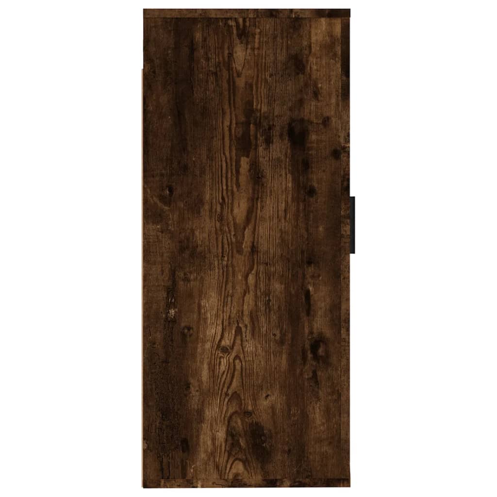 Έπιπλο Τηλεόρασης Επιτοίχιο Καπνιστή Δρυς 40x34,5x80 εκ. 6