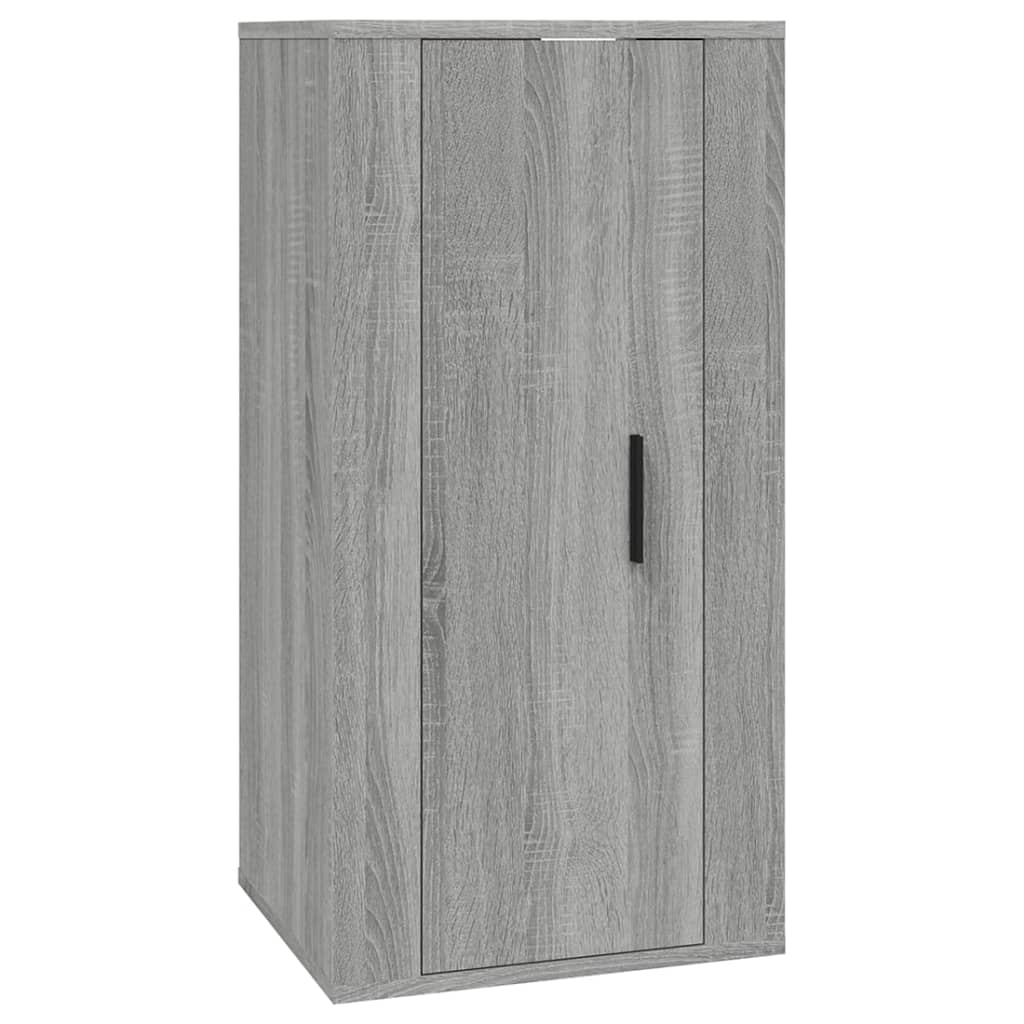 Έπιπλα Τηλεόρασης Επιτοίχια Sonoma Δρυς 40x34,5x80 εκ 2
