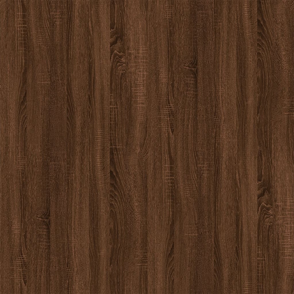 Έπιπλο Τηλεόρασης Επιτοίχιο Καφέ Δρυς 40x34,5x100 εκ. 10
