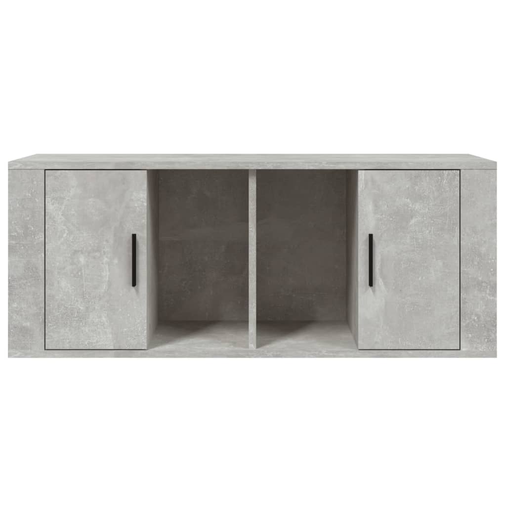 Έπιπλο Τηλεόρασης Γκρι Σκυρ. 100x35x40 εκ. Επεξ. Ξύλο 5
