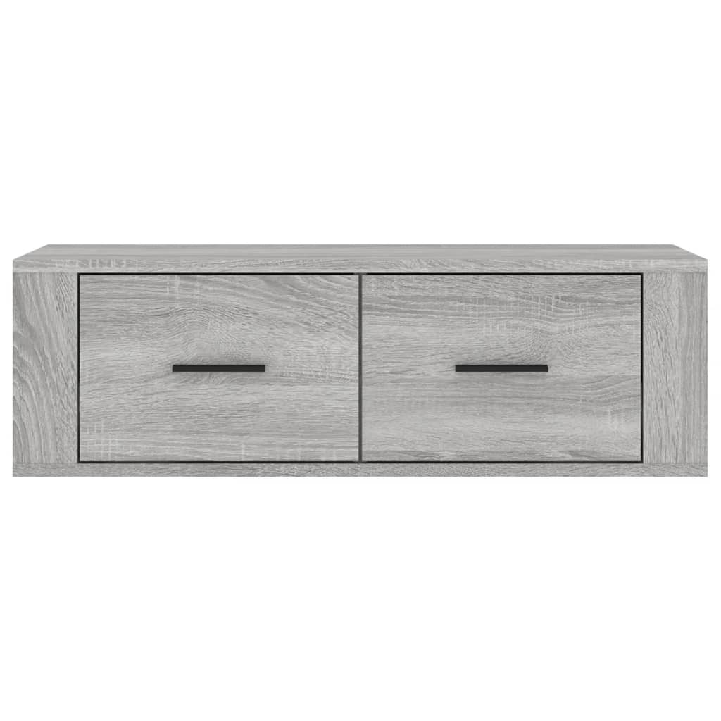 Έπιπλο Τηλεόρασης Κρεμαστό Γκρι Sonoma 80x36x25 εκ. Επεξ. Ξύλο 7