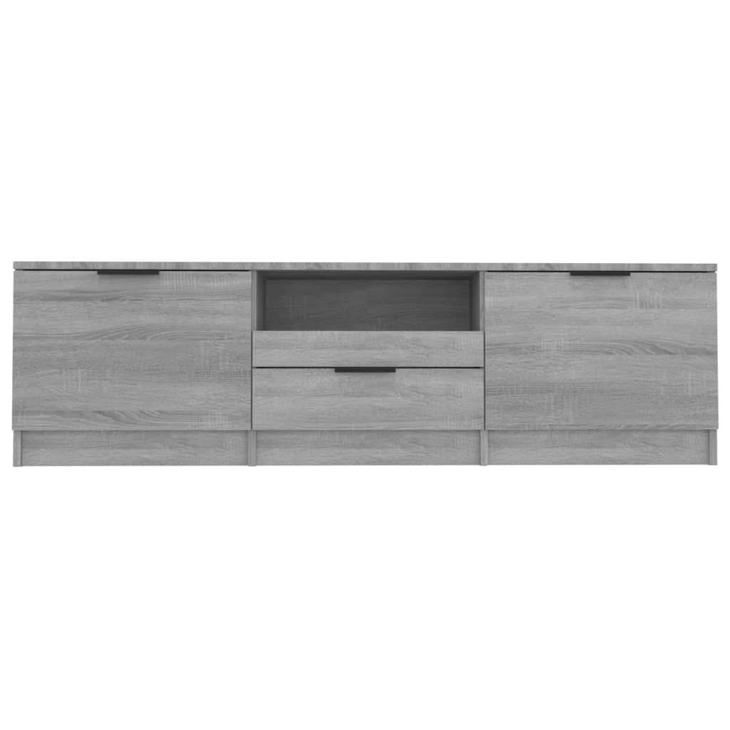 Έπιπλο Τηλεόρασης Γκρι Sonoma 140x35x40 εκ. Επεξεργασμένο Ξύλο 4