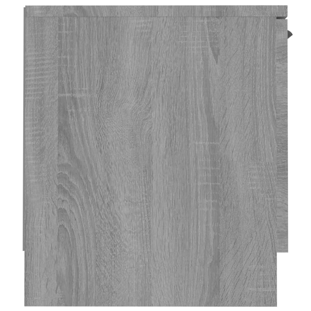 Έπιπλο Τηλεόρασης Γκρι Sonoma 140x35x40 εκ. Επεξεργασμένο Ξύλο 6