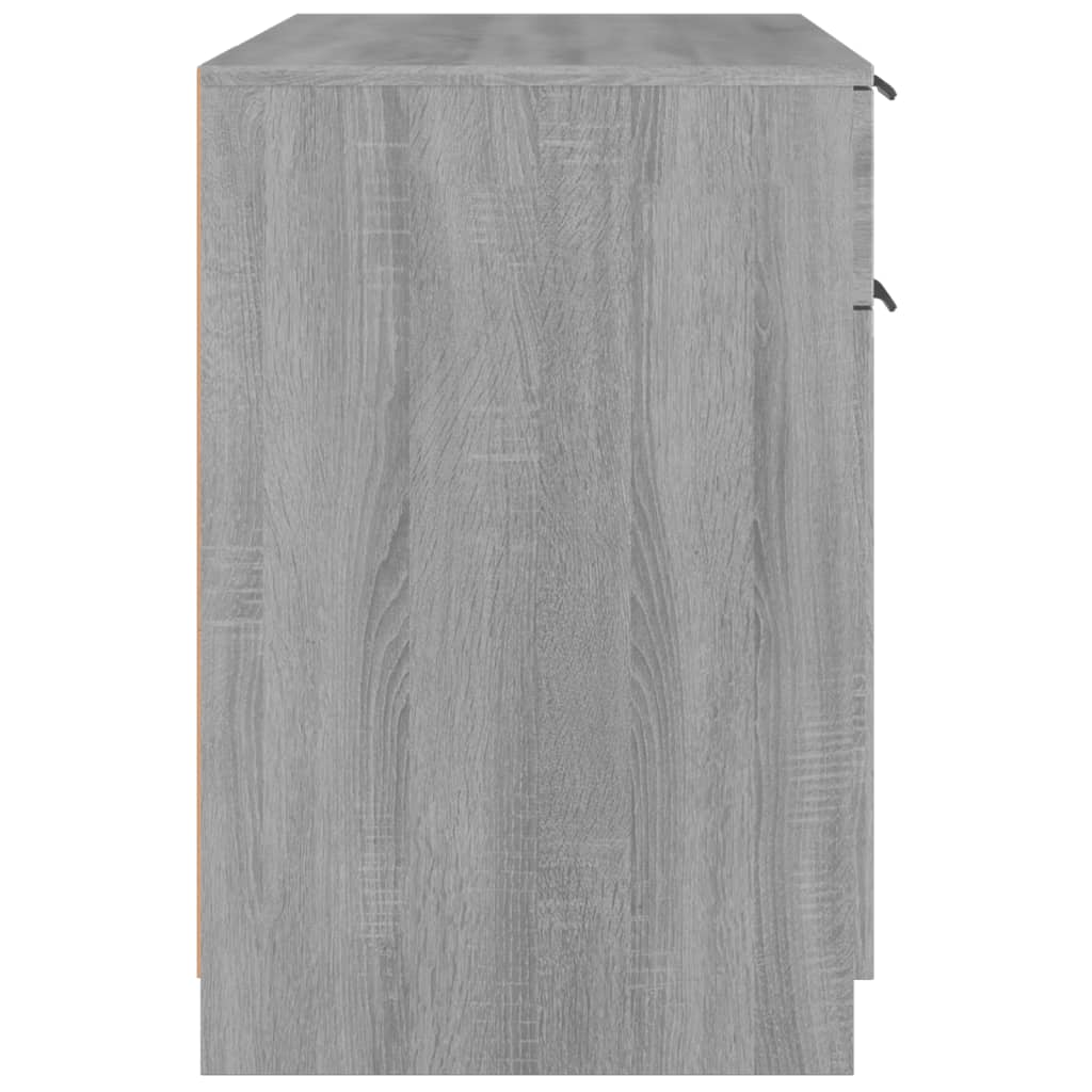 Γραφείο Γκρι Sonoma 100x50x75 εκ. από Επεξεργασμένο Ξύλο 8