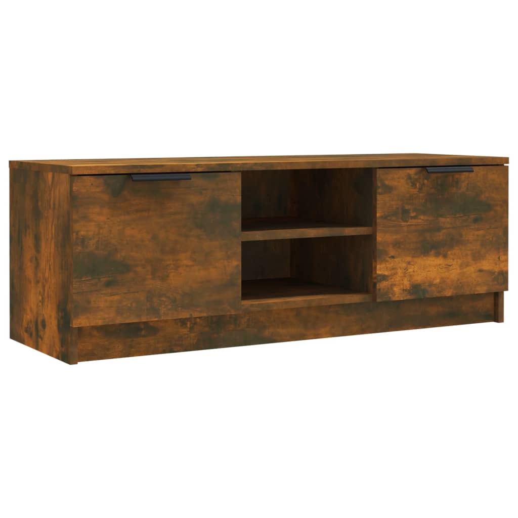 Έπιπλο Τηλεόρασης Καπνιστή Δρυς102x35x36,5εκ.Επεξεργασμένο Ξύλο 2