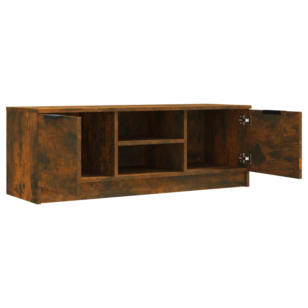Έπιπλο Τηλεόρασης Καπνιστή Δρυς102x35x36,5εκ.Επεξεργασμένο Ξύλο 4