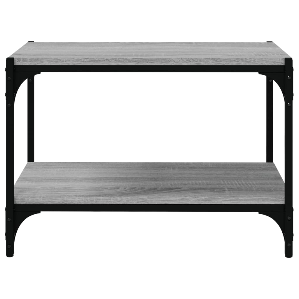 Έπιπλο Τηλεόρασης Γκρι Sonoma 60x33x41 εκ. Επεξ. Ξύλο & Ατσάλι 5
