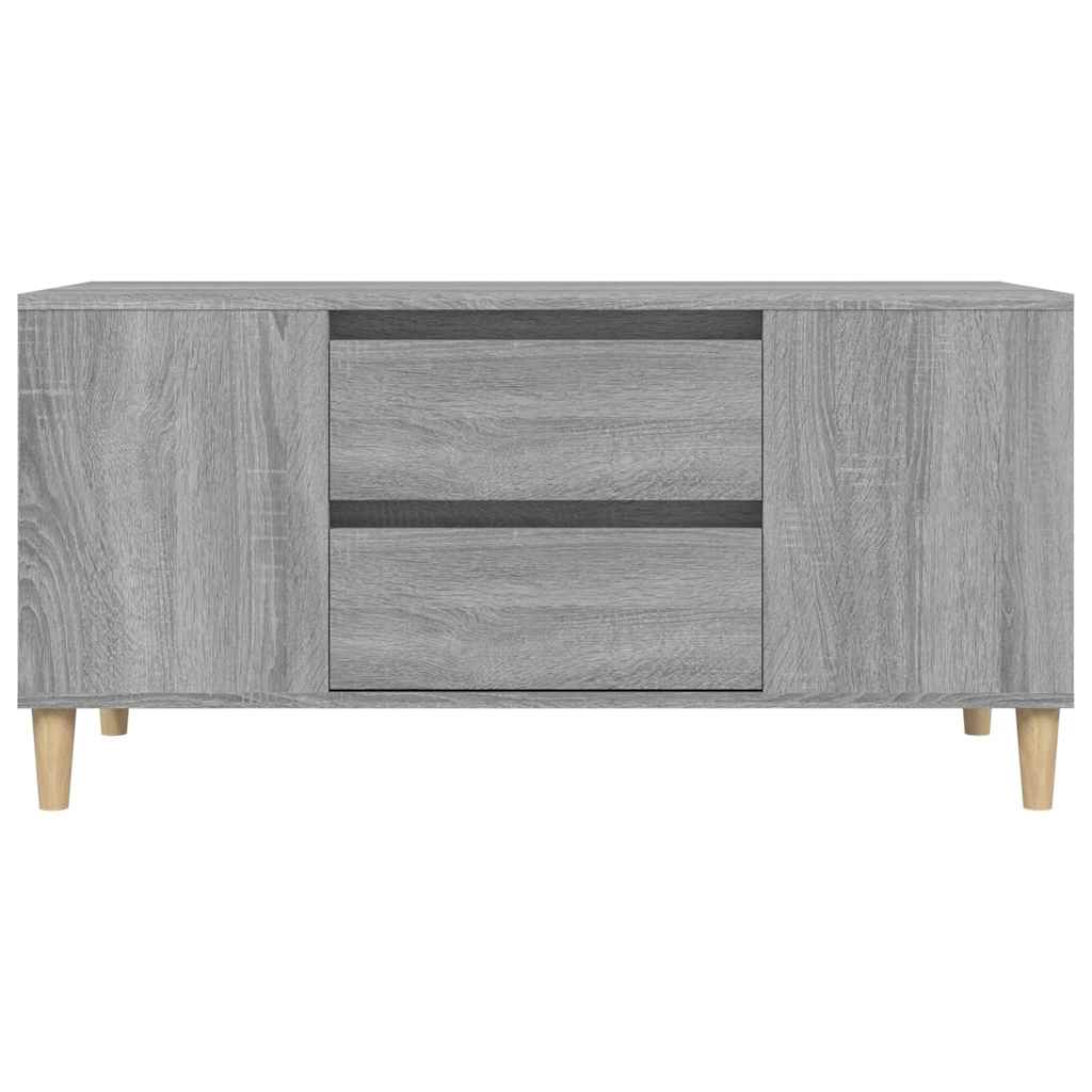Έπιπλο Τηλεόρασης Γκρι Sonoma 102x44,5x50εκ. Επεξεργασμένο Ξύλο 7