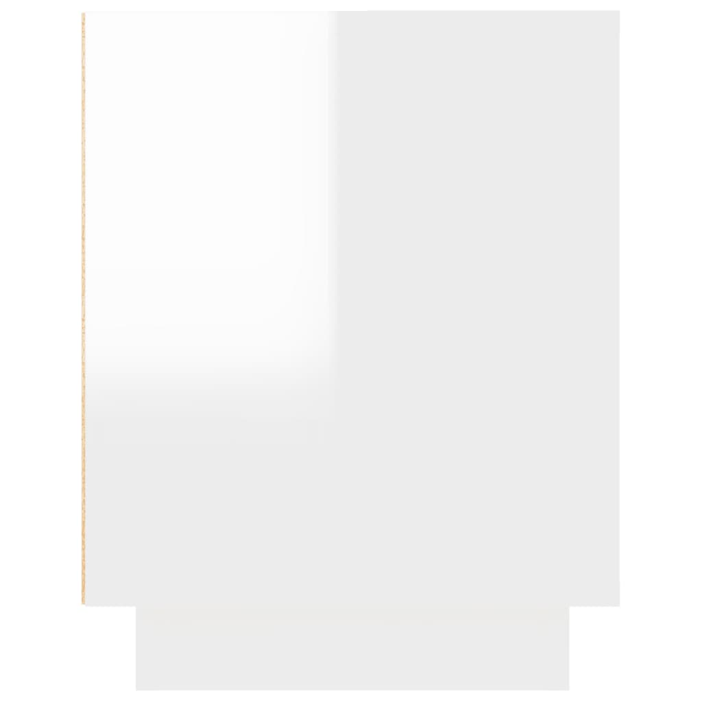 Έπιπλο Τηλεόρασης Γυαλ. Λευκό 102x35x45 εκ. Επεξεργασμένο Ξύλο 8