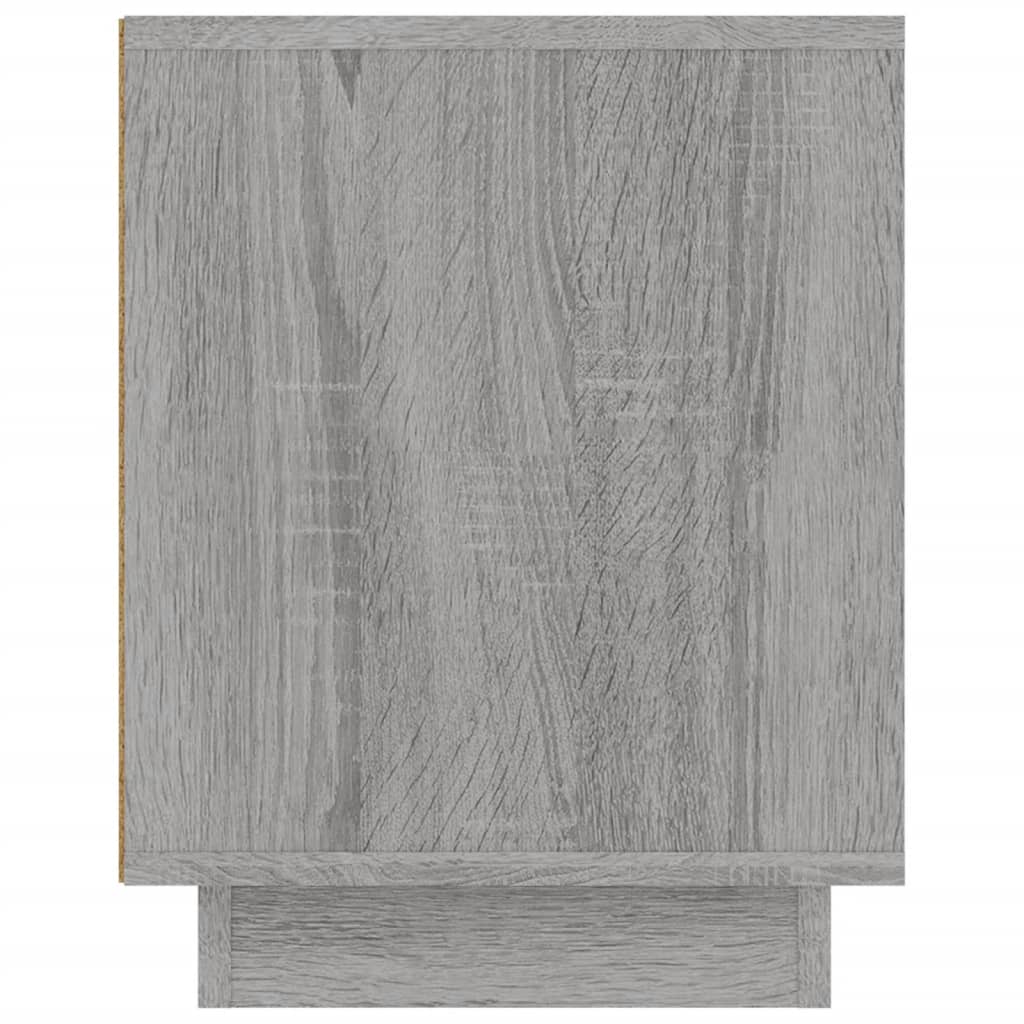 Έπιπλο Τηλεόρασης Γκρι Sonoma 102x35x45 εκ. από Επεξεργ. Ξύλο 8