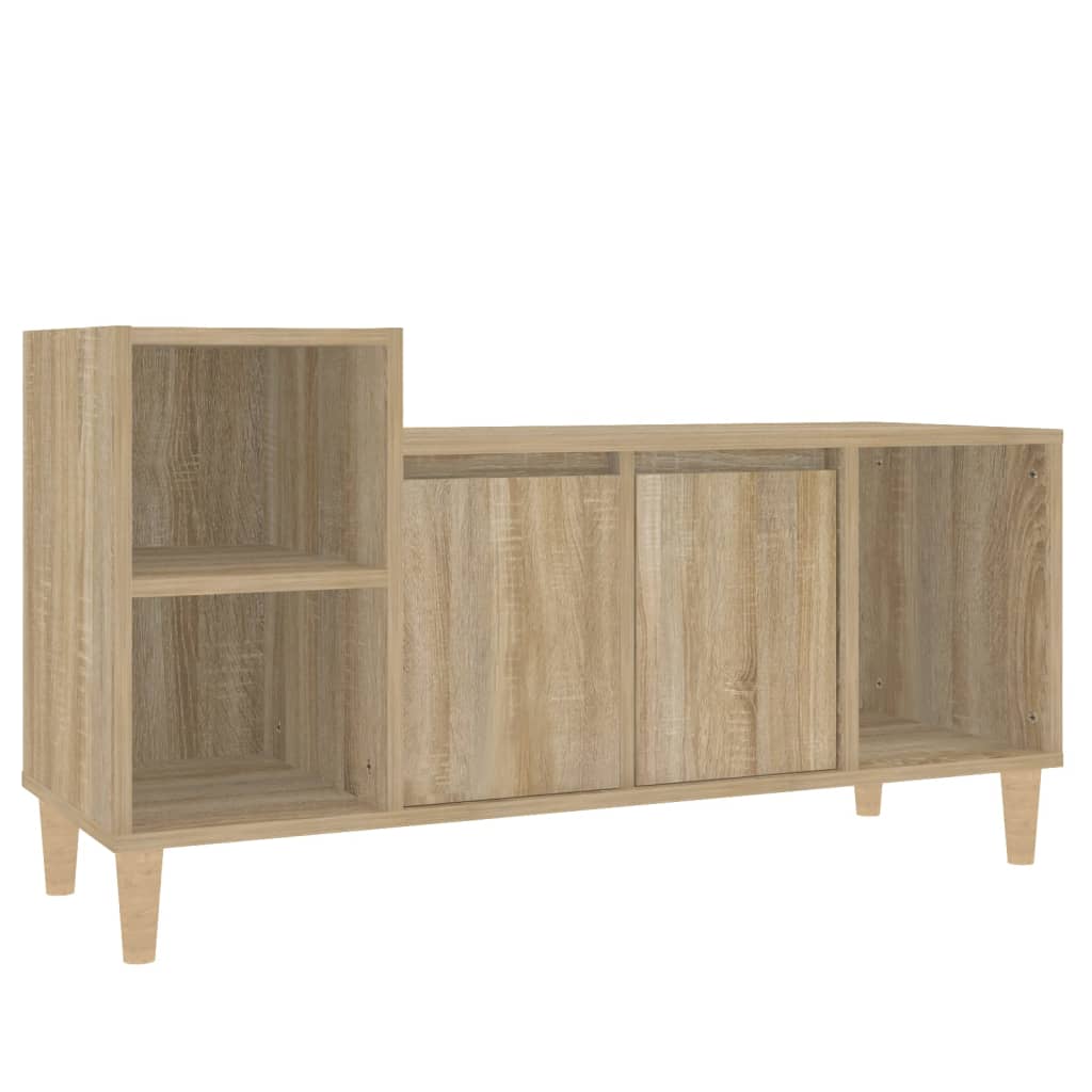 Έπιπλο Τηλεόρασης Sonoma Δρυς 100x35x55 εκ. Επεξ. Ξύλο 2