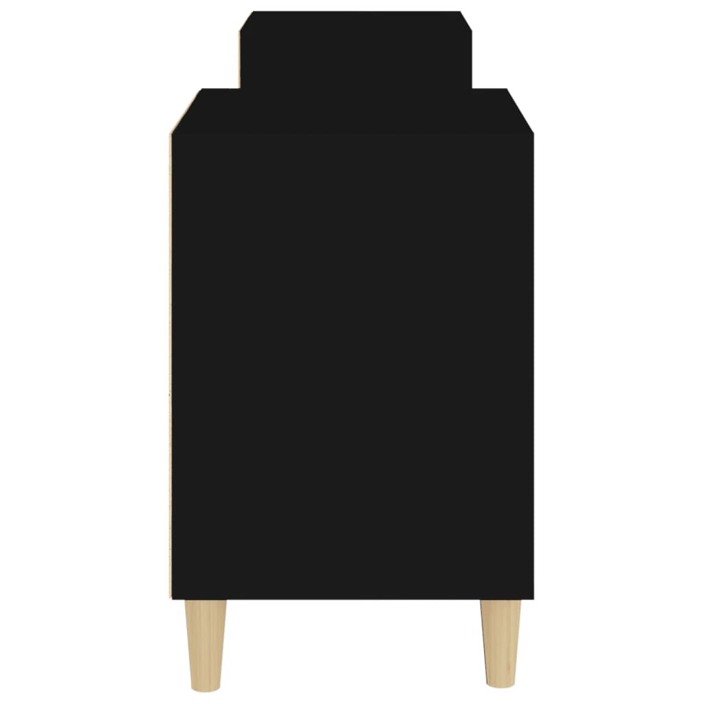 Έπιπλο Τηλεόρασης Μαύρο 160x35x55 εκ. από Επεξεργασμένο Ξύλο 8