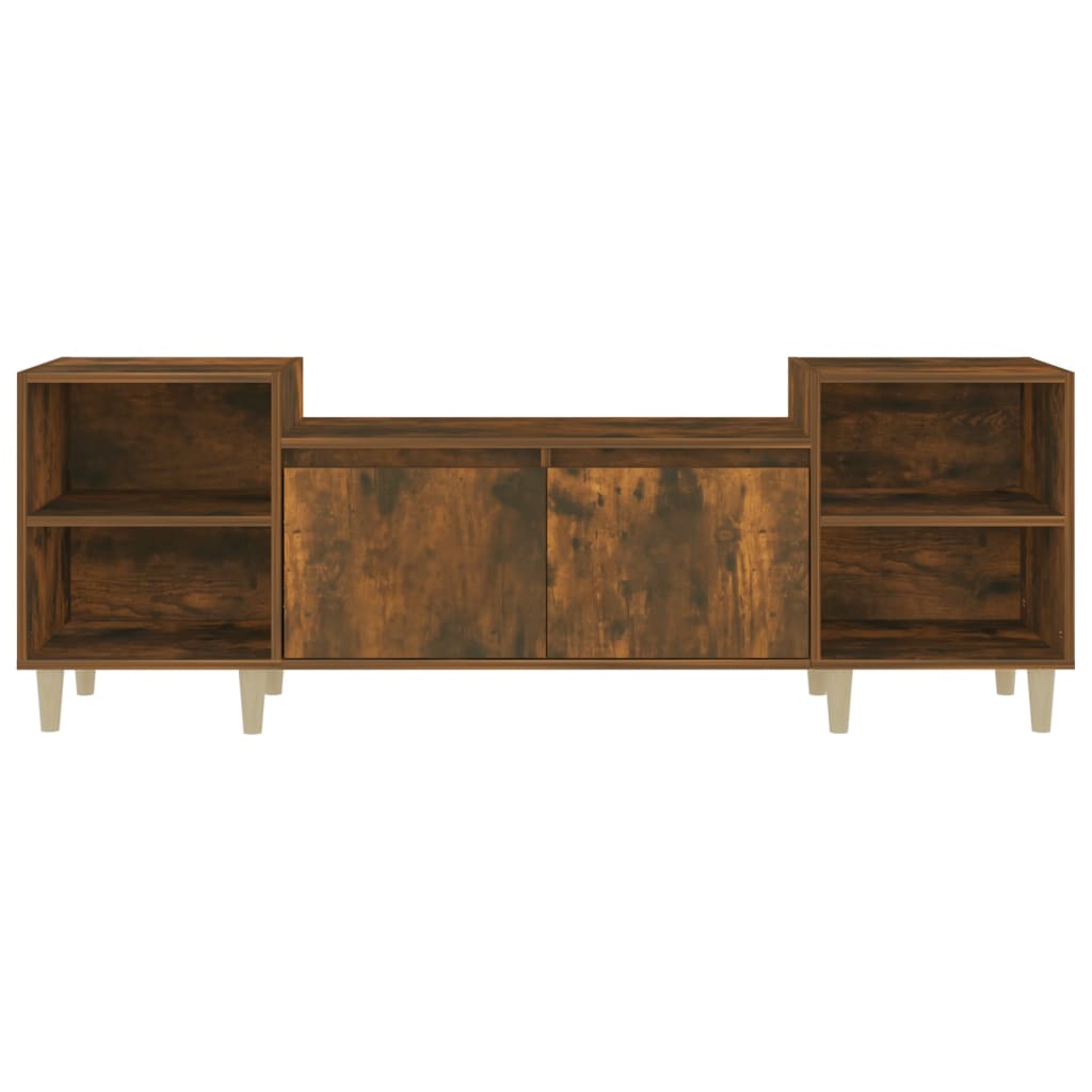 Έπιπλο Τηλεόρασης Καπνιστή Δρυς 160x35x55 εκ. Επεξ. Ξύλο 6