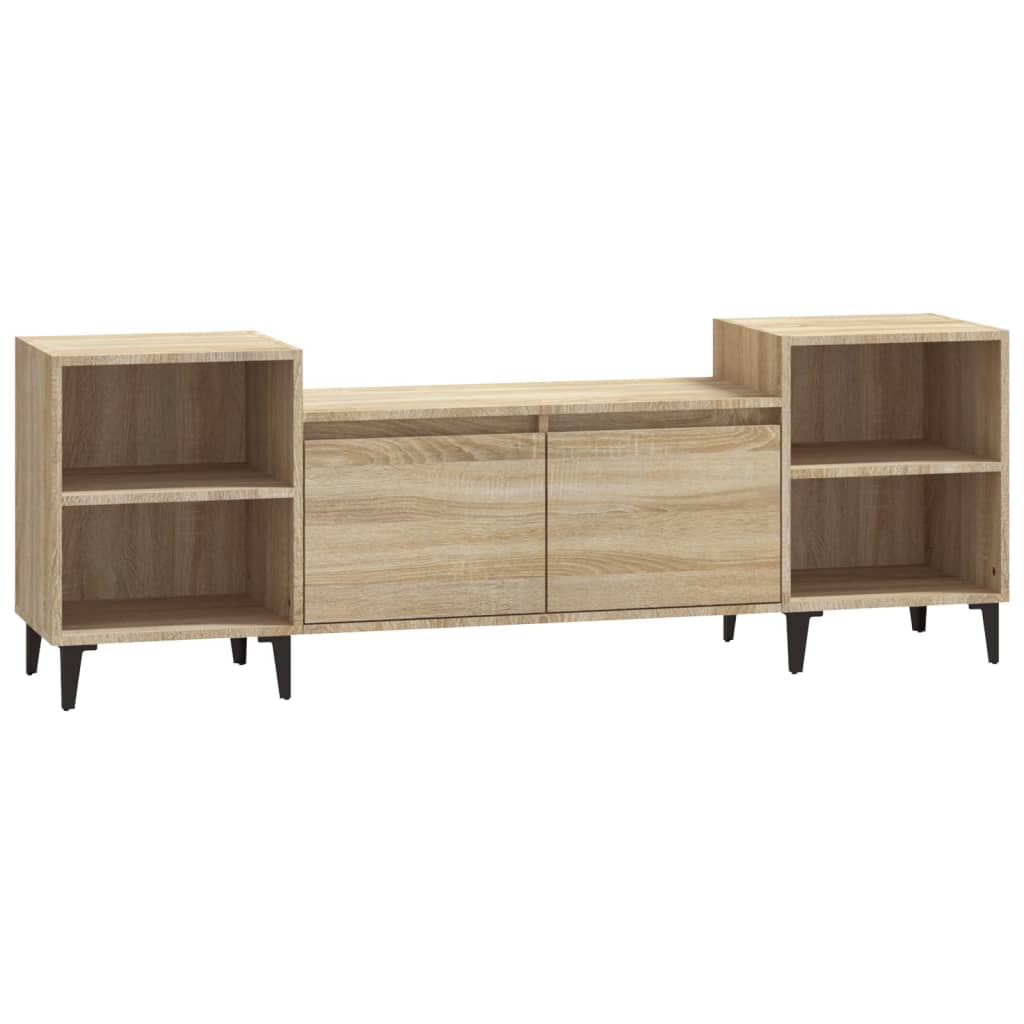 Έπιπλο Τηλεόρασης Sonoma Δρυς 160x35x55 εκ. Επεξ. Ξύλο 2