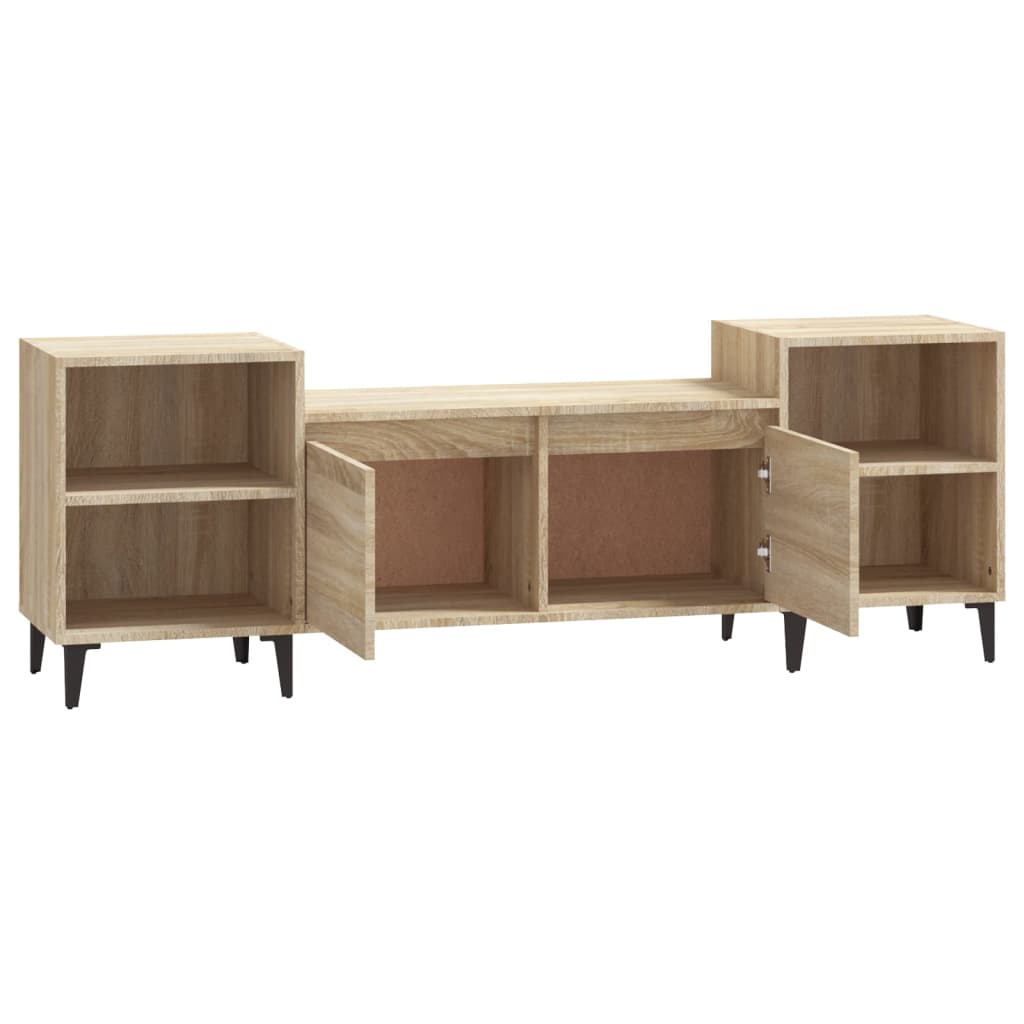 Έπιπλο Τηλεόρασης Sonoma Δρυς 160x35x55 εκ. Επεξ. Ξύλο 6