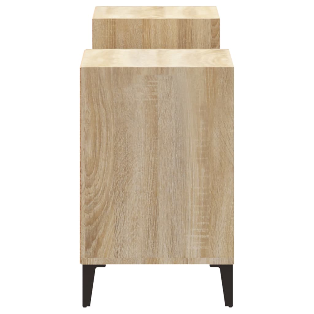 Έπιπλο Τηλεόρασης Sonoma Δρυς 160x35x55 εκ. Επεξ. Ξύλο 7