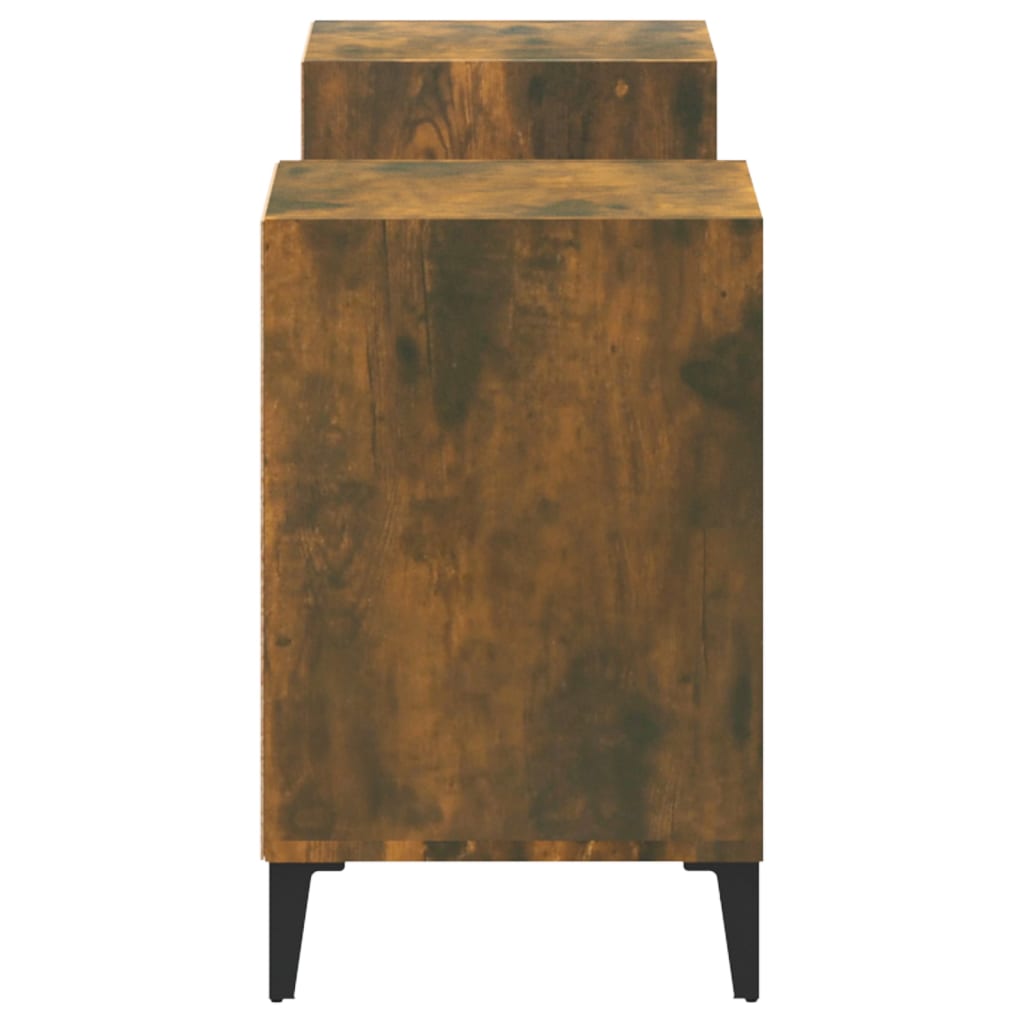 Έπιπλο Τηλεόρασης Καπνιστή Δρυς 160x35x55 εκ. Επεξ. Ξύλο 7