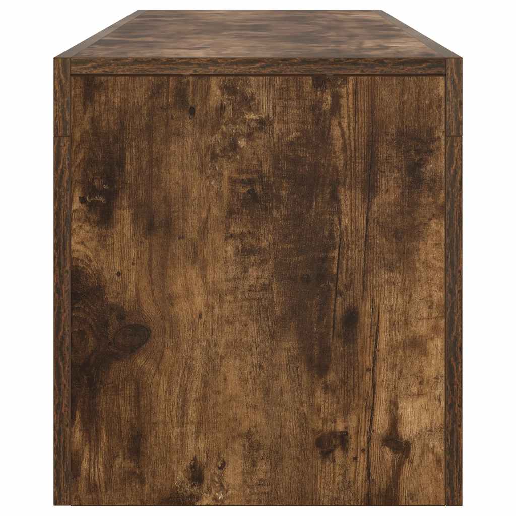 Έπιπλο Τηλεόρασης με LED Καπνιστή Δρυς 140 x 36,5 x 40 εκ. 10