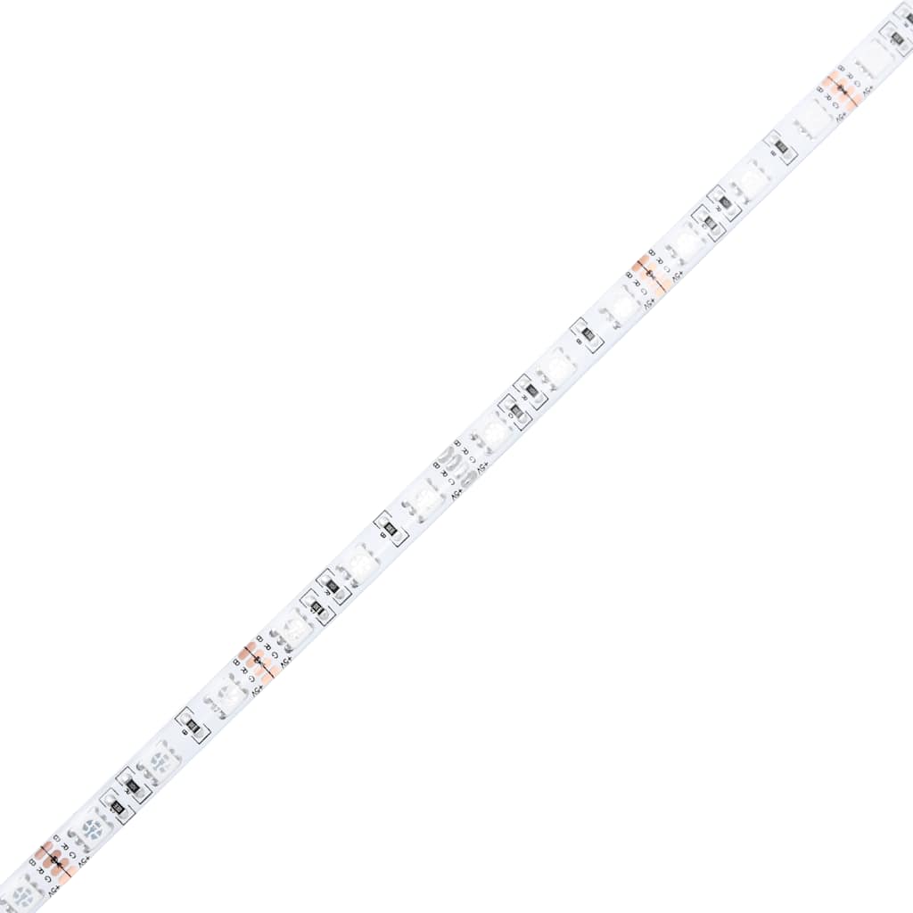 Έπιπλο Τηλεόρασης με LED Καπνιστή Δρυς 90 x 39 x 30 εκ. 12