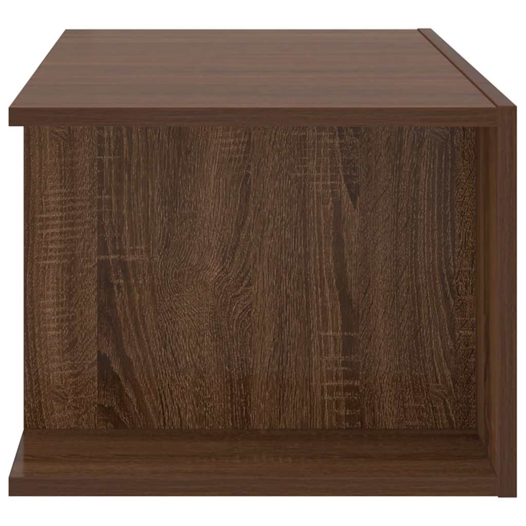 Έπιπλο Τηλεόρασης με LED Καφέ Δρυς 90x39x30 εκ. 5