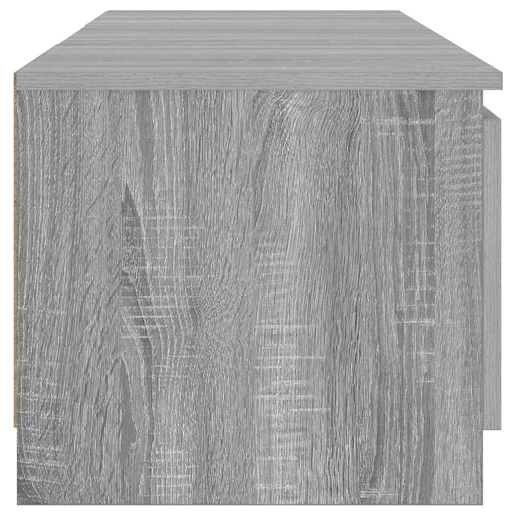 Έπιπλο Τηλεόρασης με LED Γκρι Sonoma 140 x 40 x 35,5 εκ. 9