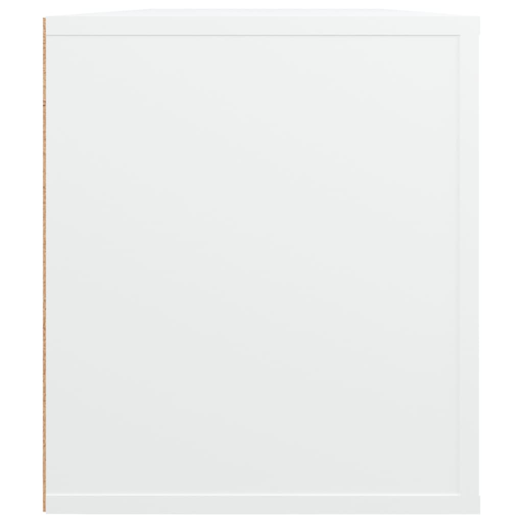 Έπιπλο Τηλεόρασης Λευκό 100 x 35 x 40 εκ. Επεξ. Ξύλο 7