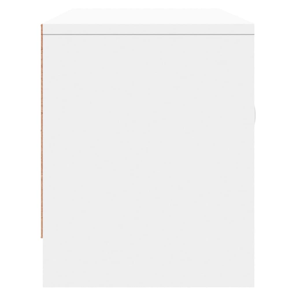 Έπιπλο Τηλεόρασης Λευκό 102x30x37,5 εκ. από Επεξεργ. Ξύλο 7