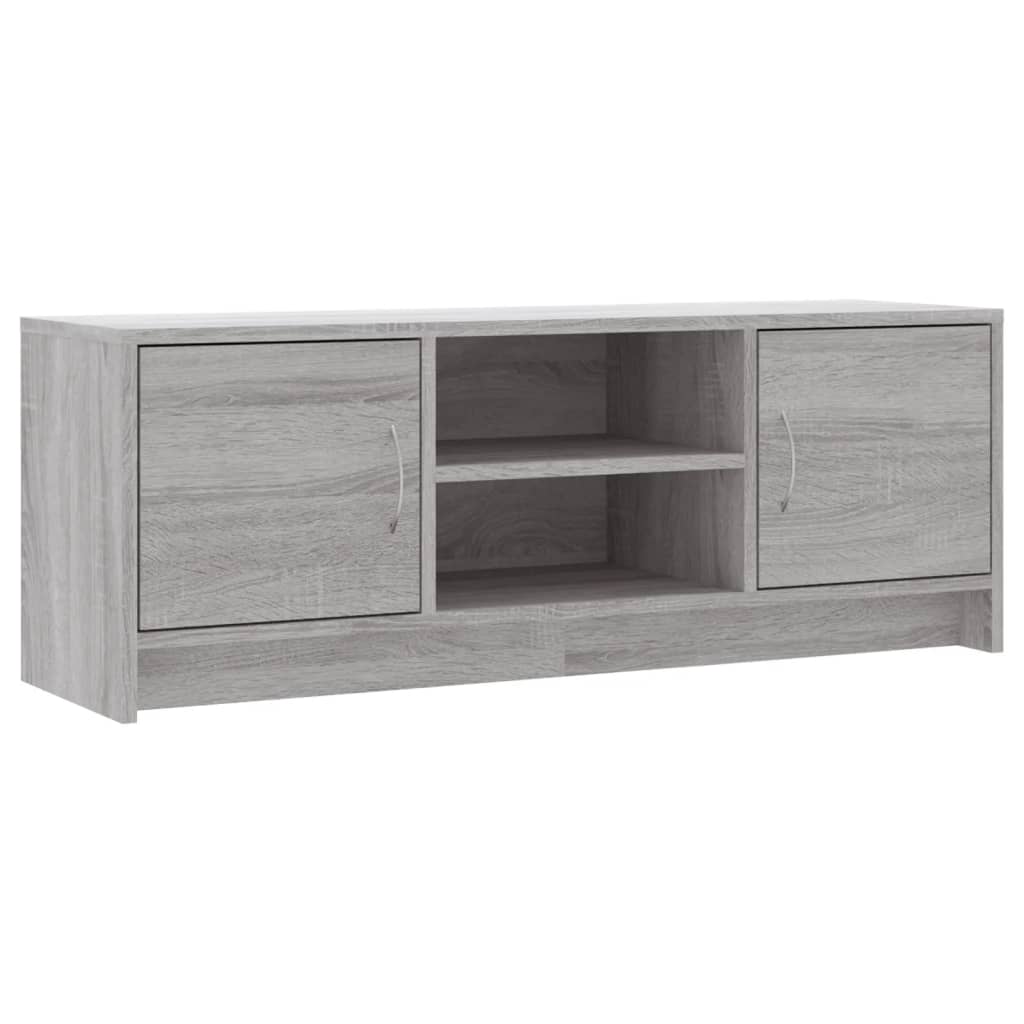 Έπιπλο Τηλεόρασης Γκρι Sonoma 102x30x37,5 εκ. από Επεξεργ. Ξύλο 2