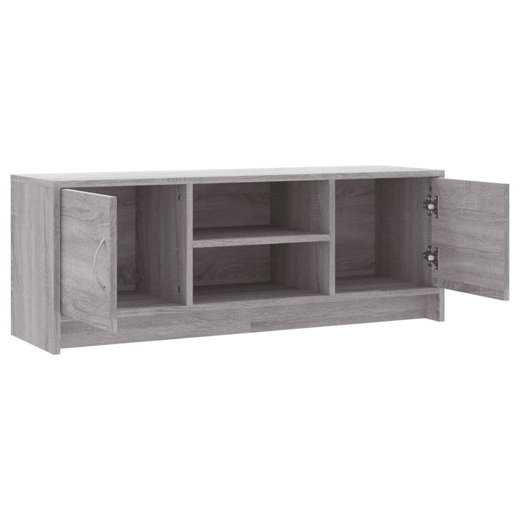 Έπιπλο Τηλεόρασης Γκρι Sonoma 102x30x37,5 εκ. από Επεξεργ. Ξύλο 6