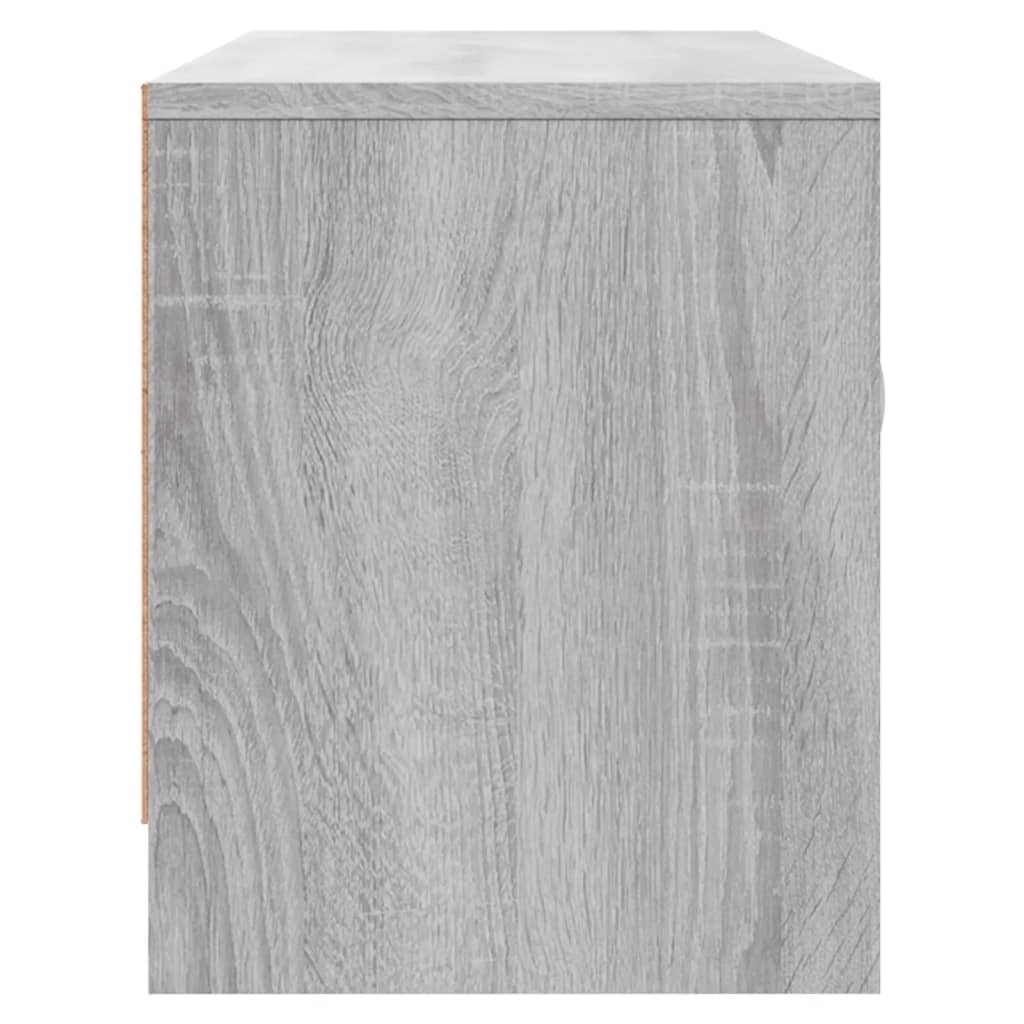 Έπιπλο Τηλεόρασης Γκρι Sonoma 102x30x37,5 εκ. από Επεξεργ. Ξύλο 7